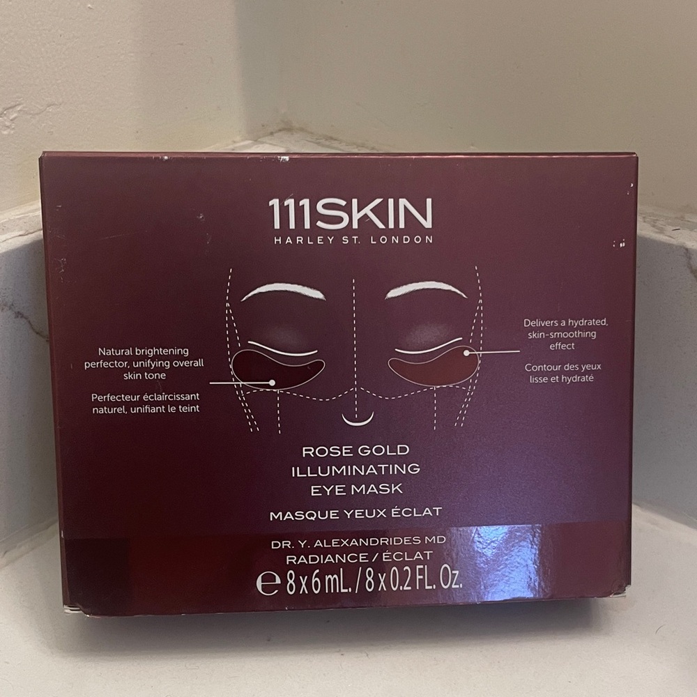 111SKIN Rose Gold Illuminating Eye Mask, 8 pack, Exp. 11/14/27